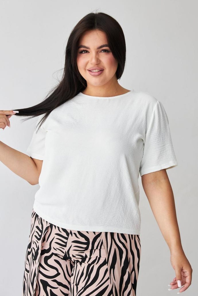 Блуза-футболка з американського крепу