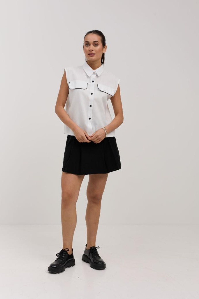 Сорочка з клапанами та кантом