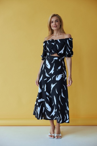 Кроп-топ з V-образним вирізом