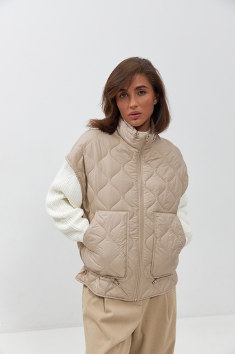 Vest flying jacket stitch