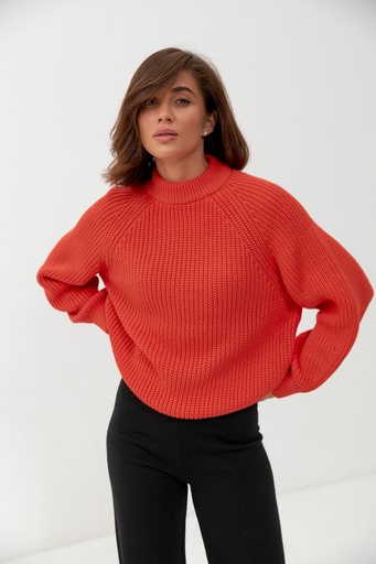 Pulover raglan chunky tricot