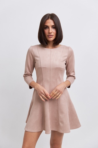 Сукня міні з декоративними швами