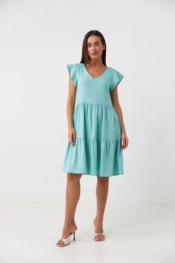 Loose dress with short sleeves